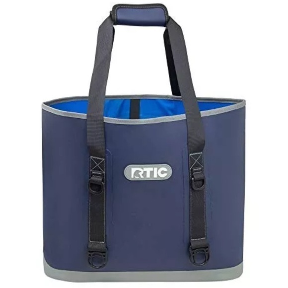RTIC Navy Small Waterproof Beach Tote - Picture 1 of 12